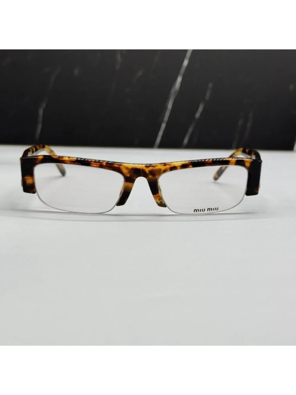 NEW MIU MIU MUB07S 14L08N EYEGLASSES HAVANA WOMEN MU B07S, SMU B07